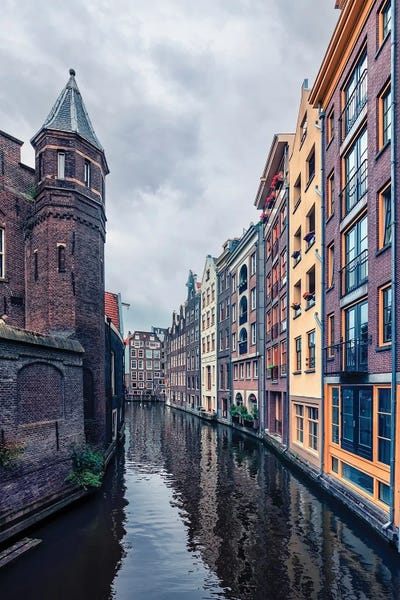 Amsterdam: Canal In Amsterdam by Manjik Pictures
