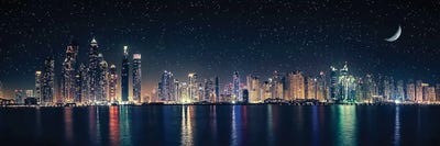 Skyline by Manjik Pictures framed canvas print