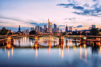 Frankfurt by Manjik Pictures canvas print