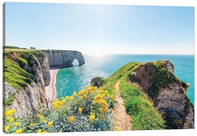 Normandy Landscape Canvas Art Print - Normandy