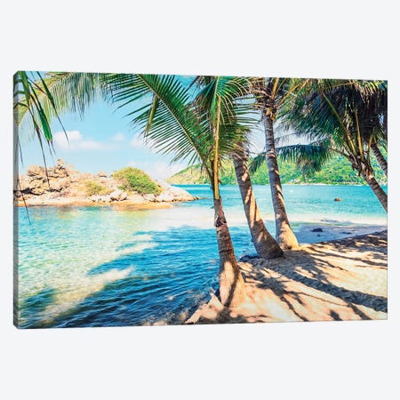 Yanui Beach Canvas Print #EMN1035} by Manjik Pictures Canvas Wall Art