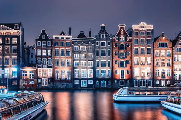 Denmark: Damrak Evening by Manjik Pictures