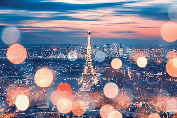 Sparkling Paris by Manjik Pictures wall art