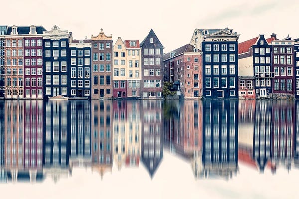 Denmark: Damrak Reflection by Manjik Pictures
