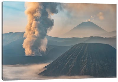 Bromo Volcano Canvas Art Print - Volcano Art