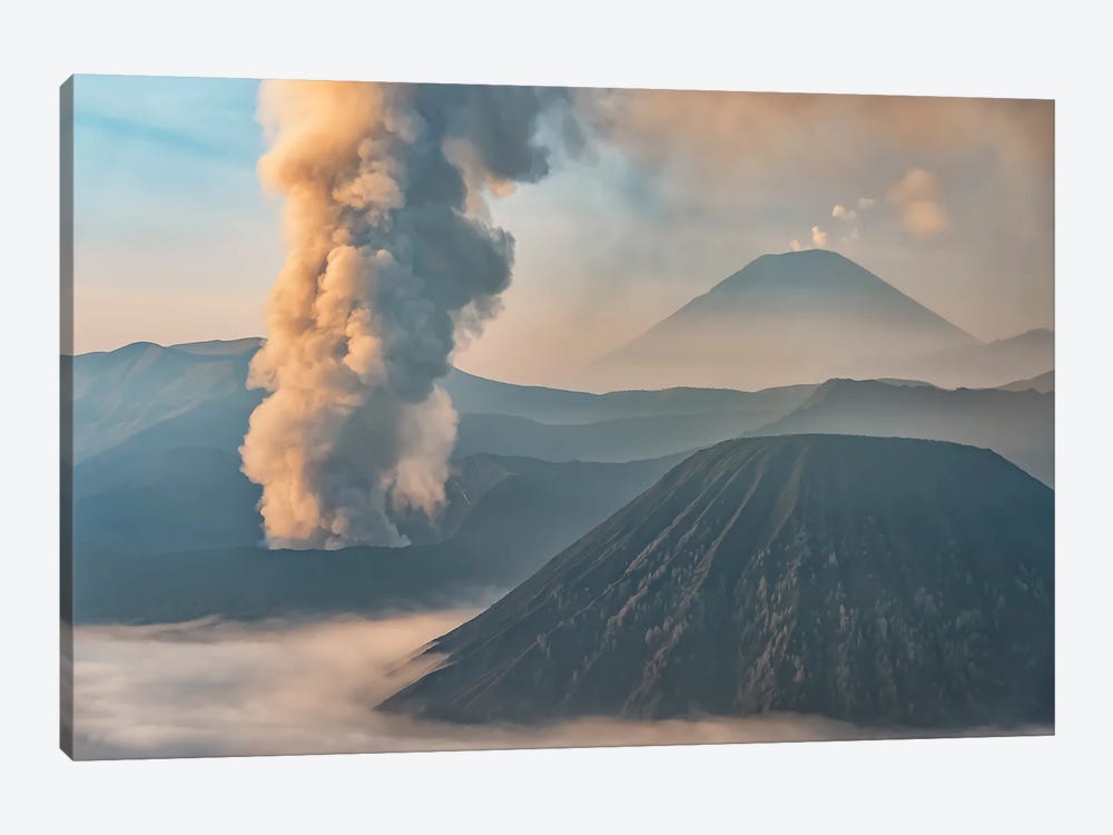 Bromo Volcano by Manjik Pictures 1-piece Canvas Art Print