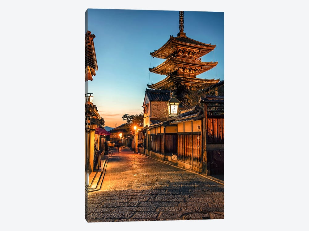 Kyoto City by Manjik Pictures 1-piece Canvas Print