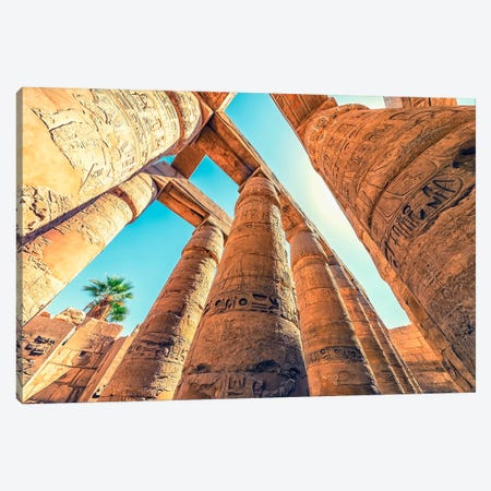 Karnak Architecture Canvas Print #EMN1067} by Manjik Pictures Canvas Art Print