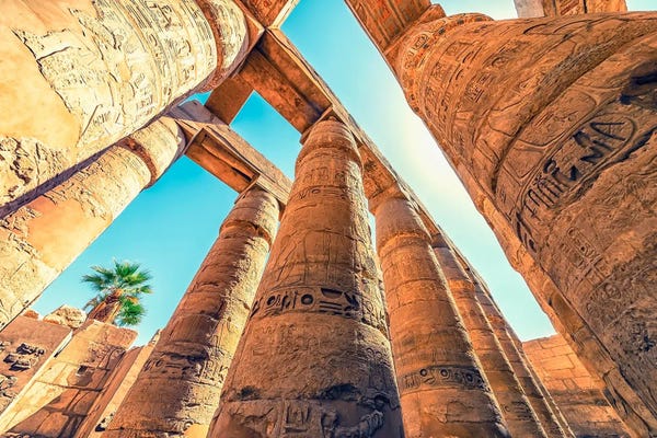 Columns: Karnak Architecture by Manjik Pictures