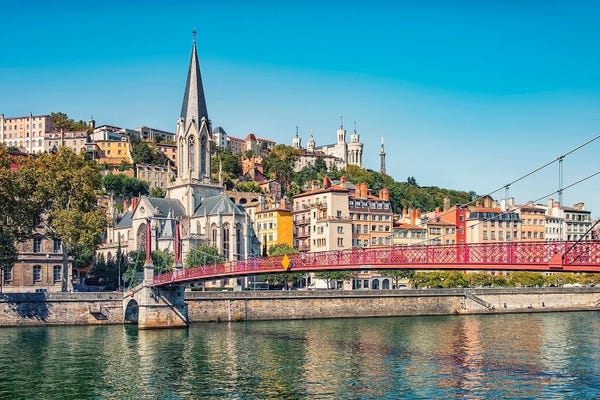 Rivers, Lakes & Waterfronts: Lyon Architecture by Manjik Pictures