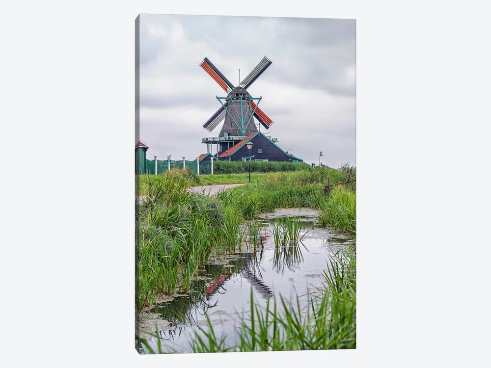 Windmill In Holland by Manjik Pictures 1-piece Canvas Print