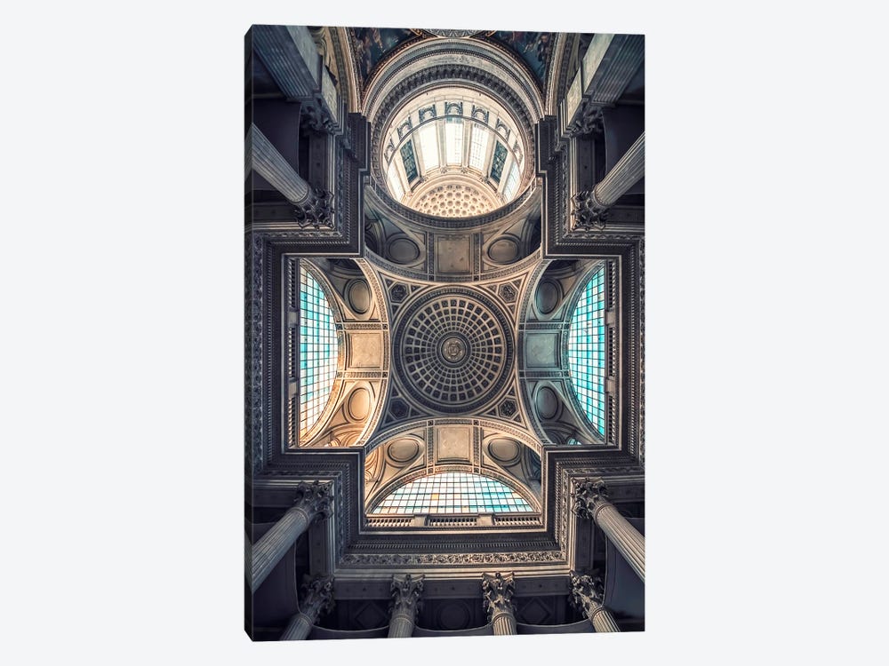 Pantheon Ceiling by Manjik Pictures 1-piece Canvas Wall Art