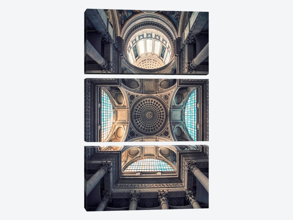 Pantheon Ceiling by Manjik Pictures 3-piece Canvas Art