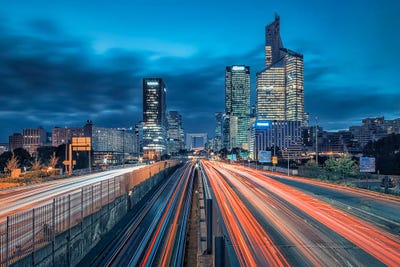 La Defense At Dusk by Manjik Pictures canvas print