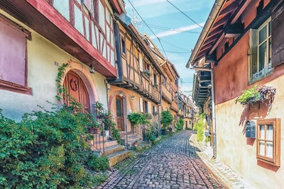 Alsace Street by Manjik Pictures canvas print