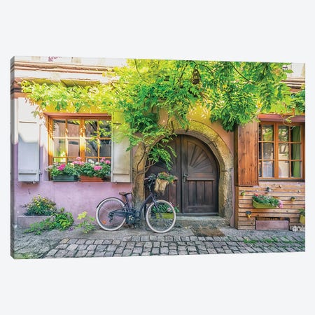 Lovely Street Canvas Print #EMN1101} by Manjik Pictures Canvas Art Print
