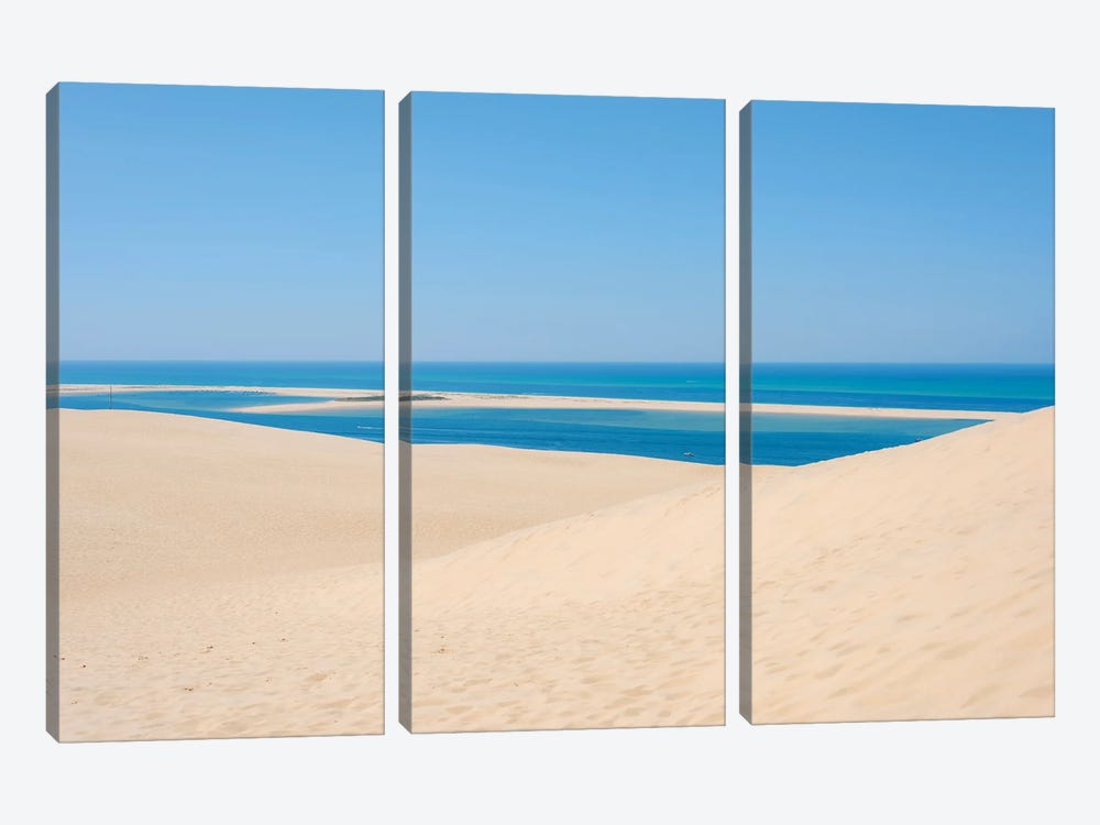 Sea And Sand by Manjik Pictures 3-piece Canvas Wall Art