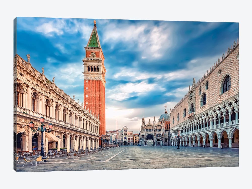 St. Mark's Square by Manjik Pictures 1-piece Canvas Print