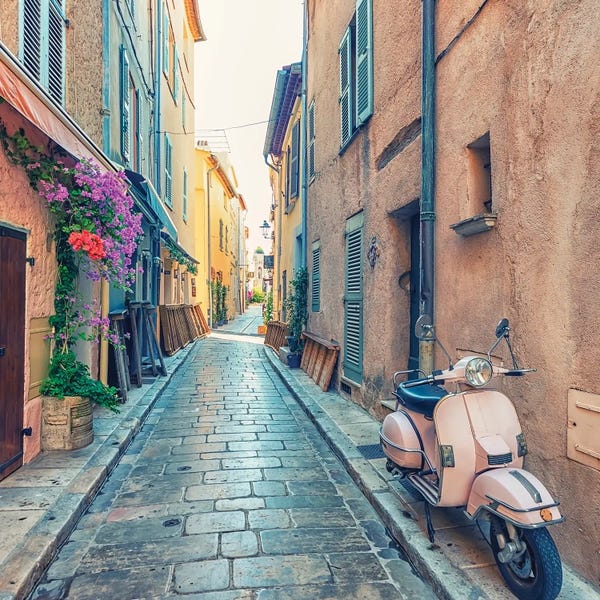 Daydream Destinations: Saint Tropez Street by Manjik Pictures