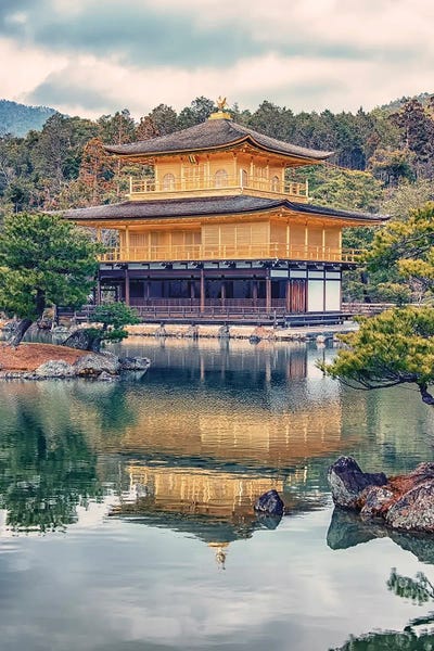 Pagodas: Kinkaku-ji Temple by Manjik Pictures