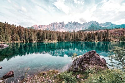 Carezza Reflection by Manjik Pictures acrylic art print