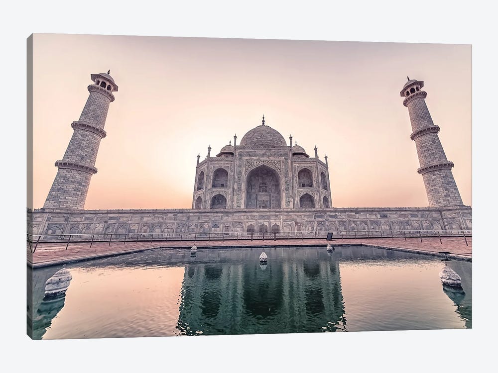 Taj In The Morning by Manjik Pictures 1-piece Canvas Art