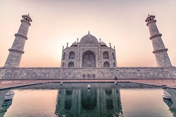 Taj Mahal: Taj In The Morning by Manjik Pictures