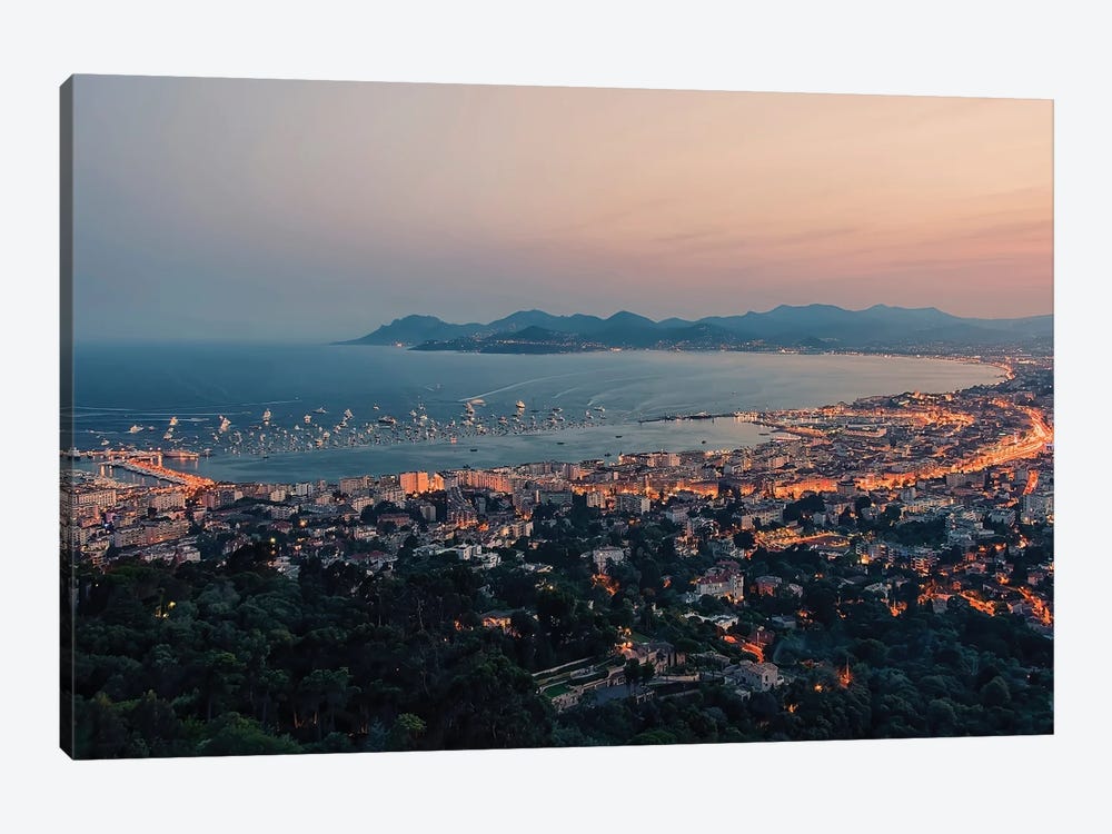 Sunset In Cannes by Manjik Pictures 1-piece Art Print