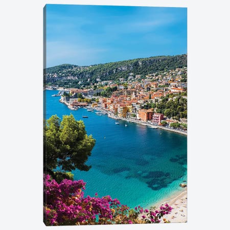 Colorful French Riviera Canvas Print #EMN1119} by Manjik Pictures Canvas Artwork