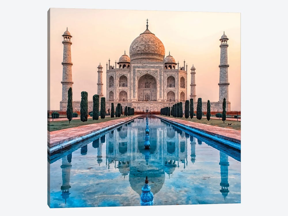 Taj Mahal Morning by Manjik Pictures 1-piece Canvas Artwork