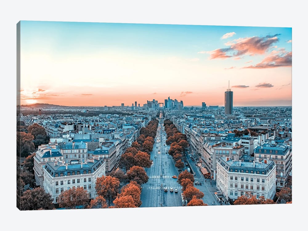 Stunning Paris City by Manjik Pictures 1-piece Canvas Wall Art