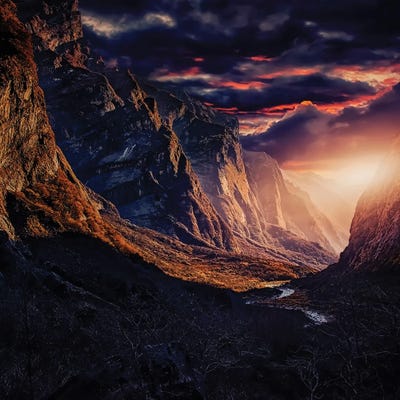 The Mordor by Manjik Pictures canvas print