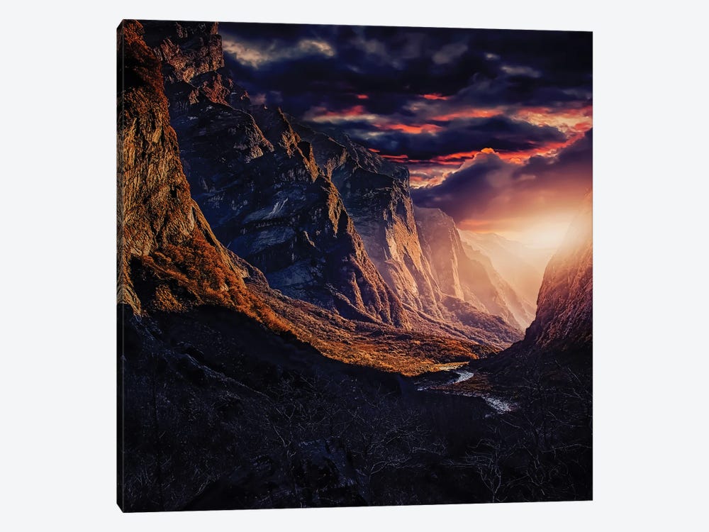 The Mordor by Manjik Pictures 1-piece Canvas Wall Art
