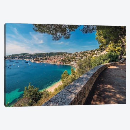French Riviera Coast Canvas Print #EMN1135} by Manjik Pictures Art Print