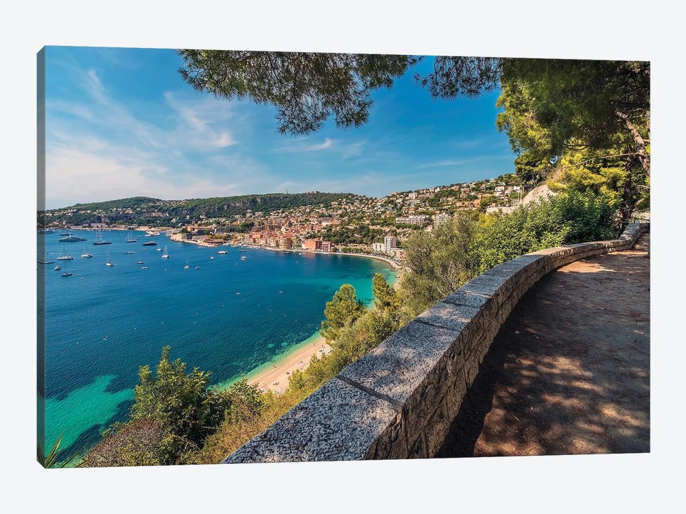 French Riviera Coast by Manjik Pictures 1-piece Canvas Print