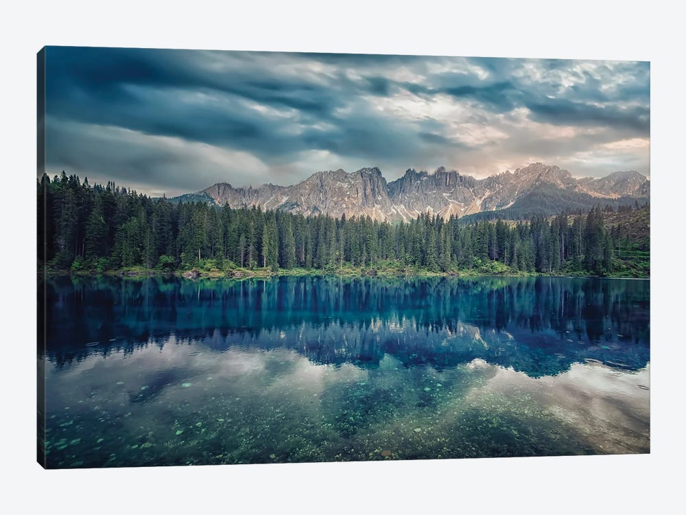 Dolomites In The Evening by Manjik Pictures 1-piece Canvas Wall Art