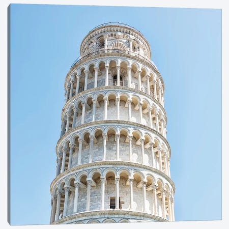 The Leaning Tower Of Pisa Canvas Print #EMN1141} by Manjik Pictures Canvas Art Print