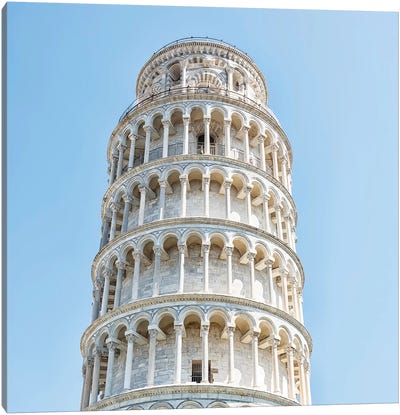 The Leaning Tower Of Pisa Canvas Art Print - Leaning Tower of Pisa