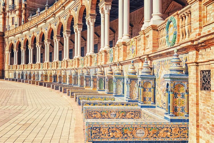 Seville City Architecture by Manjik Pictures wall art