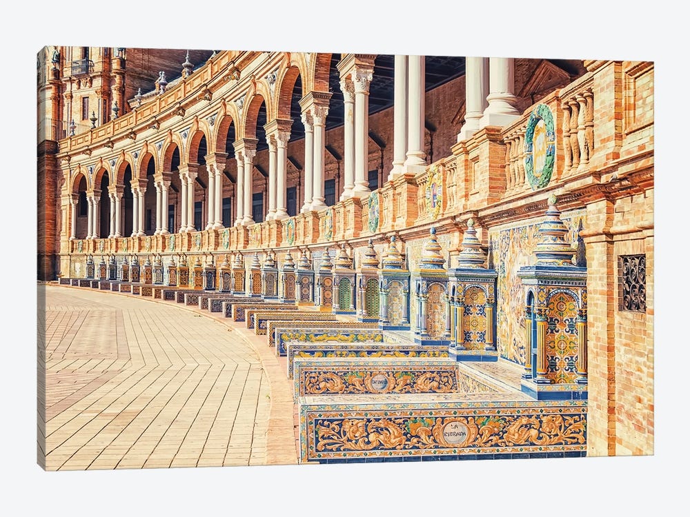 Seville City Architecture by Manjik Pictures 1-piece Canvas Artwork