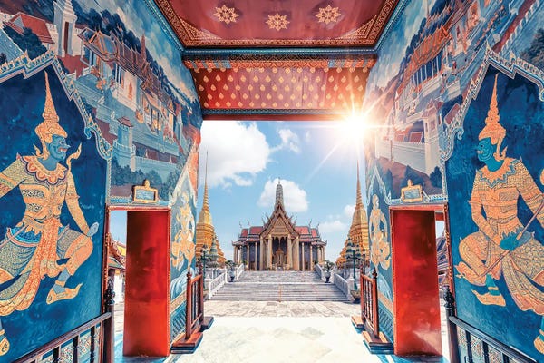 Thailand: Colorful Grand Palace by Manjik Pictures