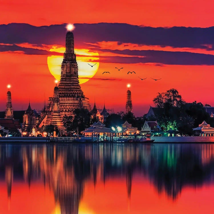 Temple Of Dawn by Manjik Pictures wall art