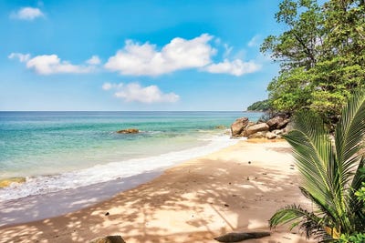 Thailand Beach by Manjik Pictures metal wall art