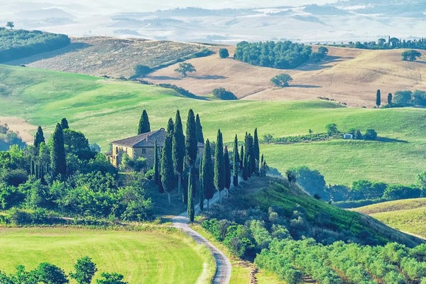 Tuscany: Morning In Tuscany by Manjik Pictures