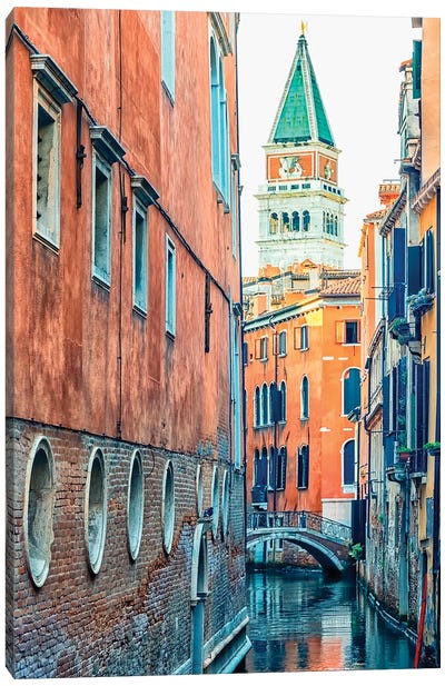 Venice Cityscape Canvas Art Print - Manjik Pictures