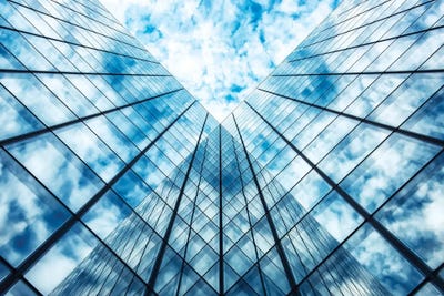 Building Corner by Manjik Pictures canvas print