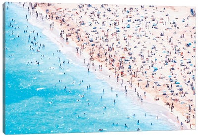 The Beach Canvas Art Print - Manjik Pictures