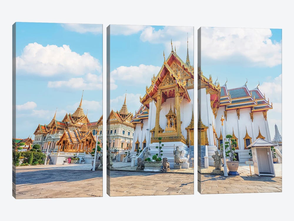 The Royal Grand Palace by Manjik Pictures 3-piece Canvas Print