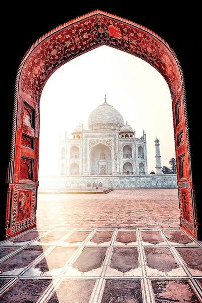 Taj Mahal: Sunlight On The Taj by Manjik Pictures