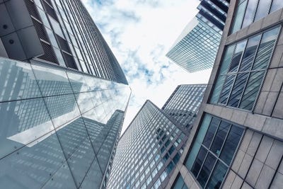Buildings In Frankfurt by Manjik Pictures canvas print
